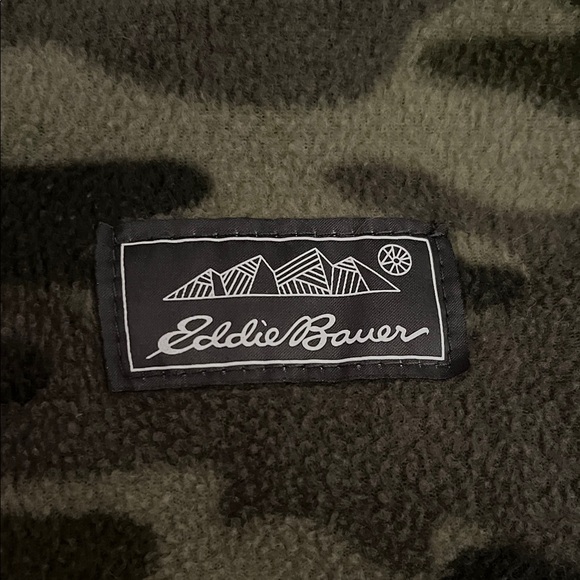 Eddie Bauer Kids Camo Fleece Pullover - Picture 4 of 4